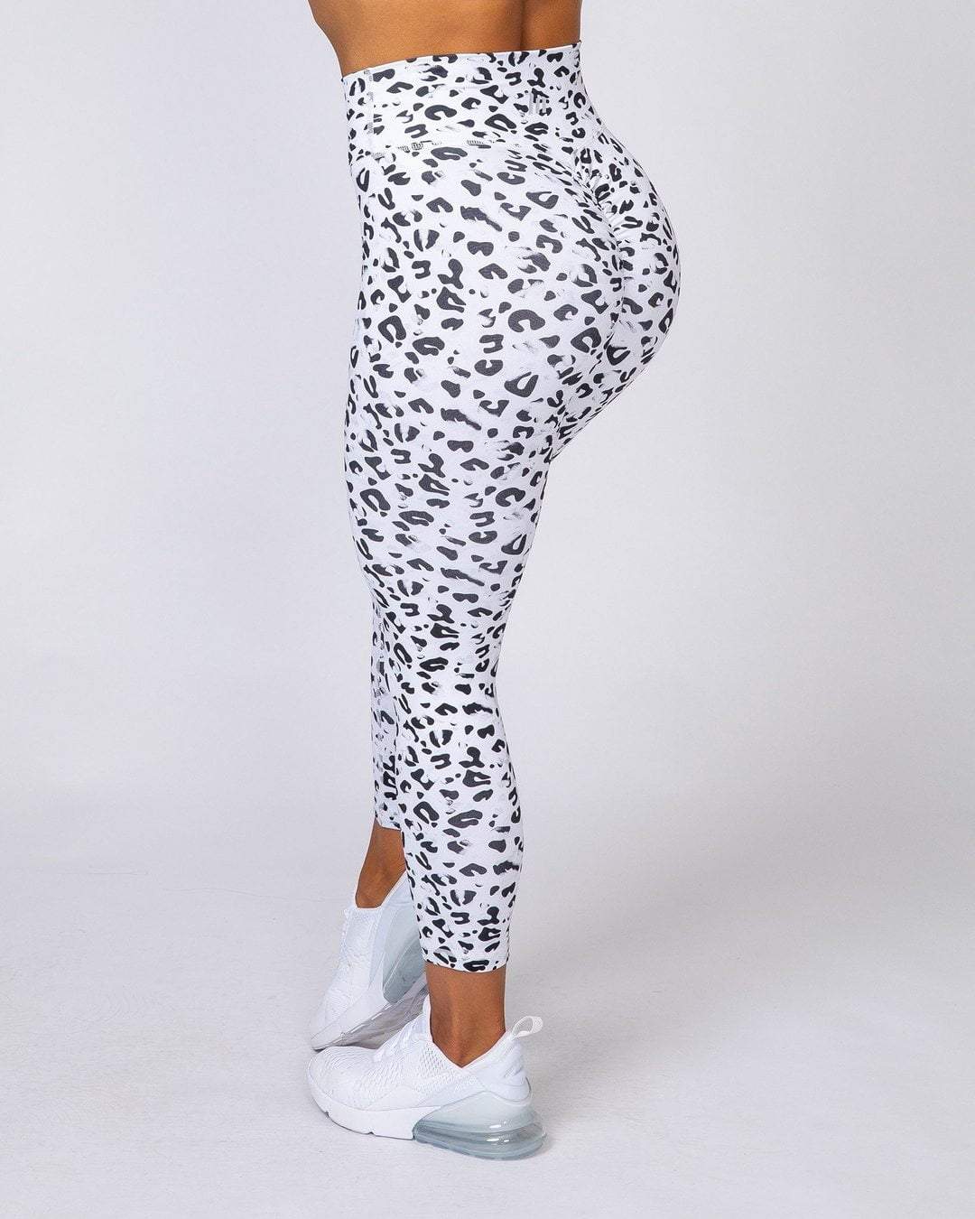 7/8 Scrunch Leggings – Snow Leopard