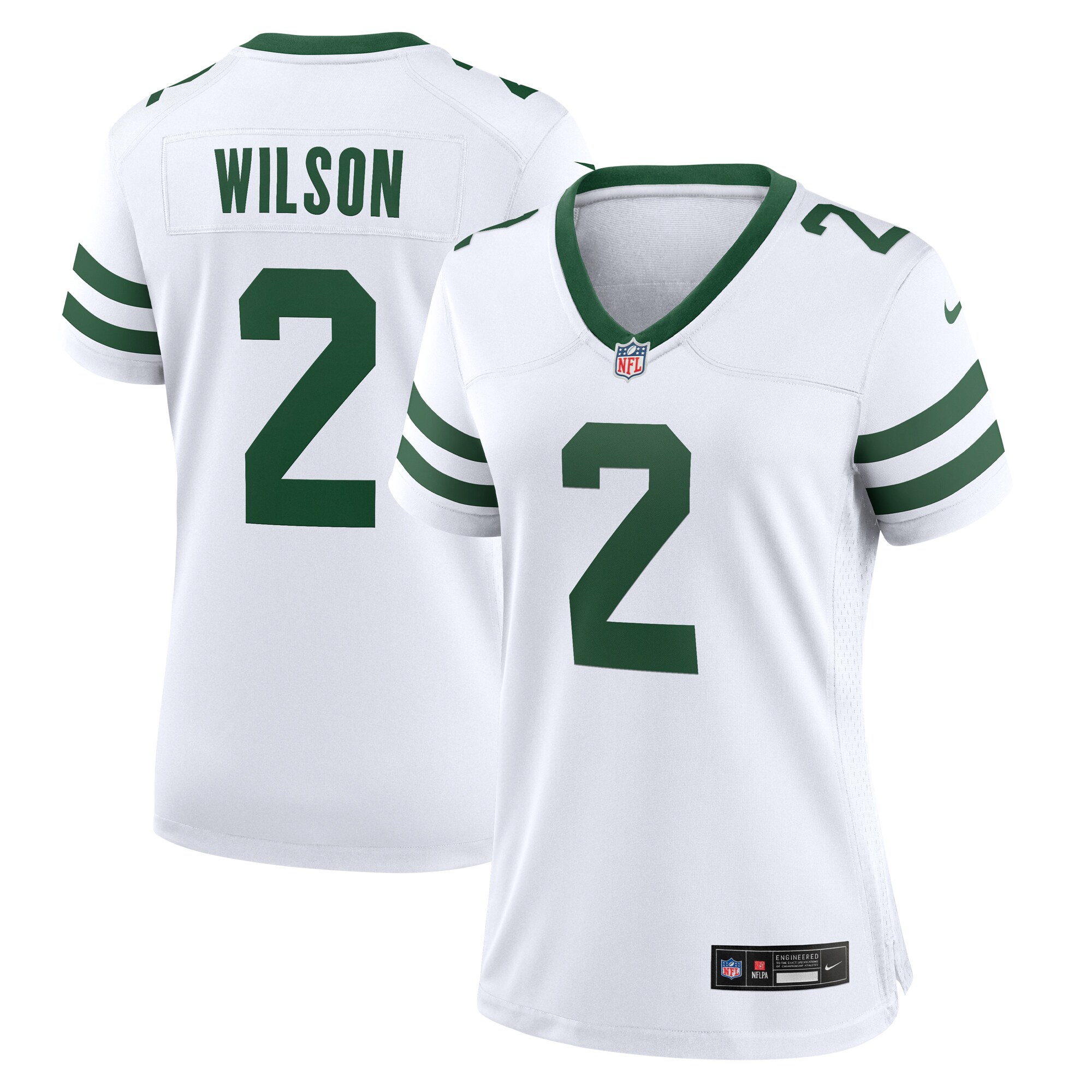 Zach Wilson New York Jets Women's Player Jersey – White 2