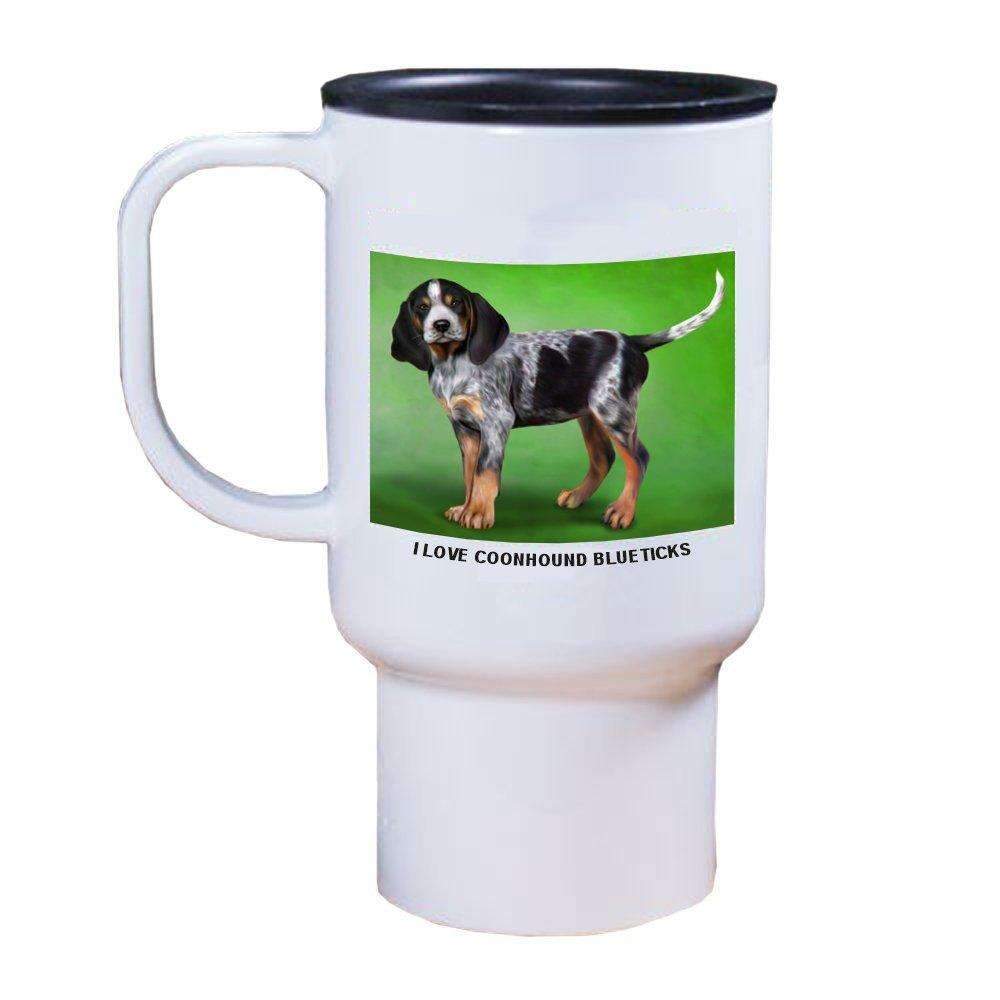 Coonhound Bluetick Puppy Dog Travel Mug