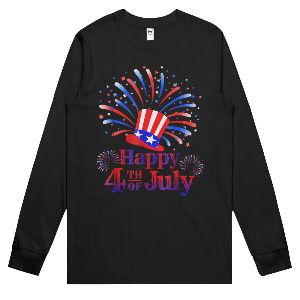 4Th July Shirts, Fourth Of July Long Sleeve T Shirts, 4Th Of July Long Sleeve T Shirts, Happy 4Th Of July America T-Shirt Celebrating Freedom Long Sleeve T Shirts