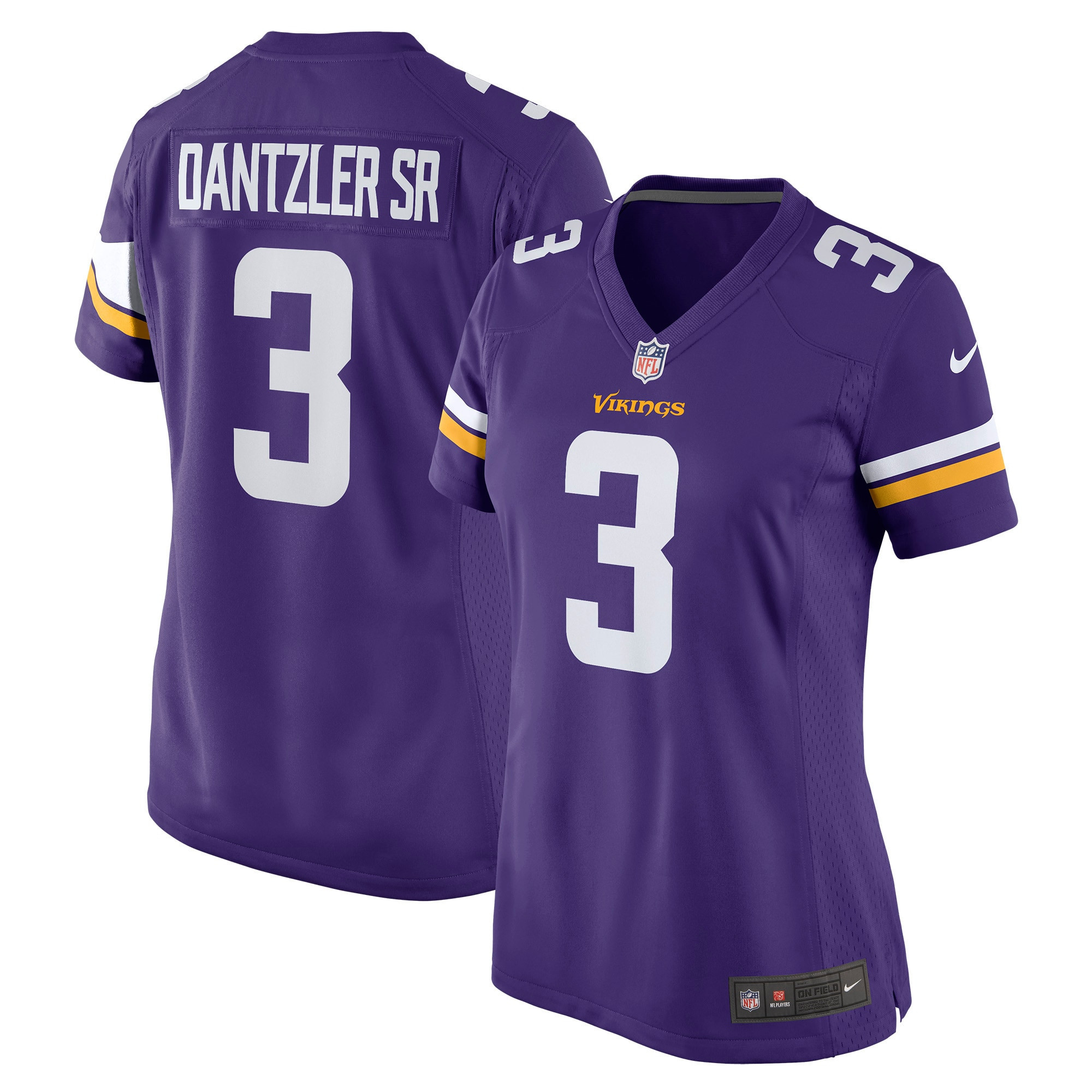 Cameron Dantzler Minnesota Vikings Womens Game Jersey – Purple NFL