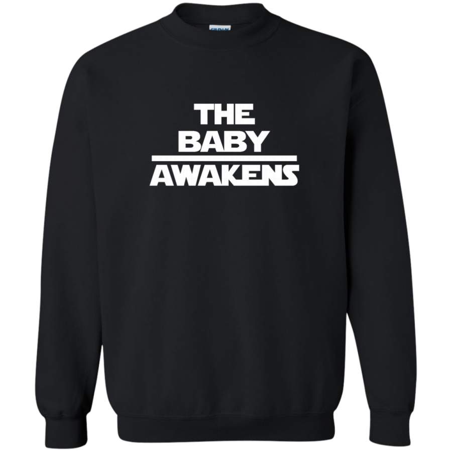 AGR The Baby Awakens Crewneck Pullover Sweatshirt