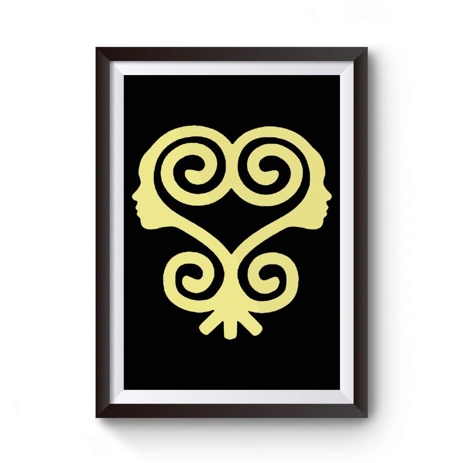 Sankofa African Symbols Adinkra Kwanzaa Poster