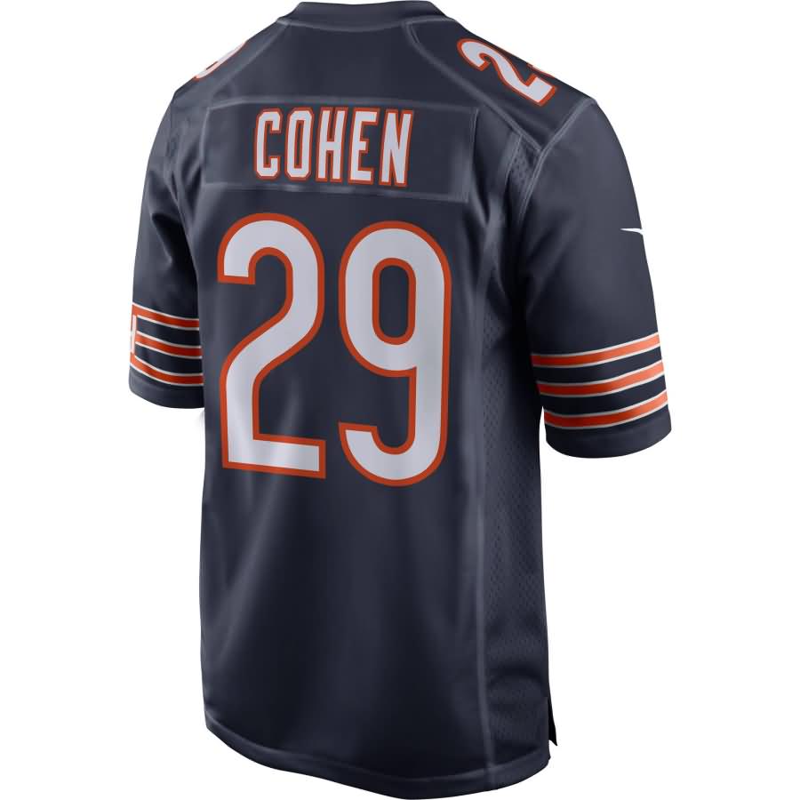 Tarik Cohen Chicago Bears NFL Draft Game Jersey – Navy