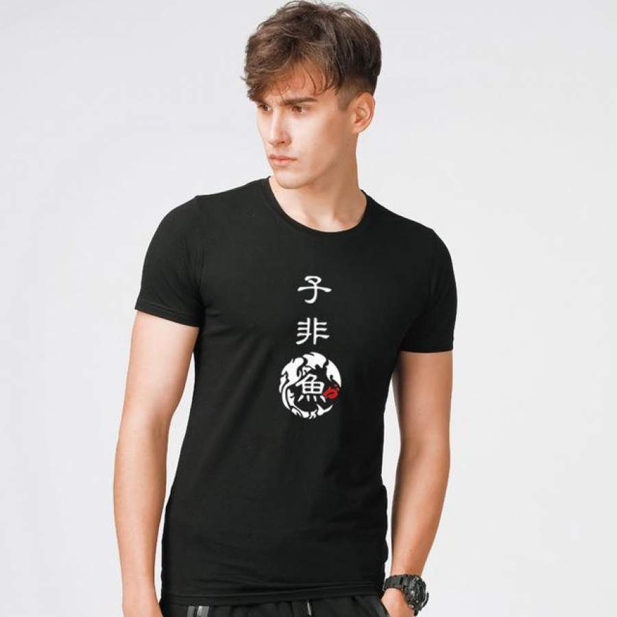 T Shirt Men Summer Top Print Slim Fit Short Sleeve Hip Hop T-Shirt Cotton Casual