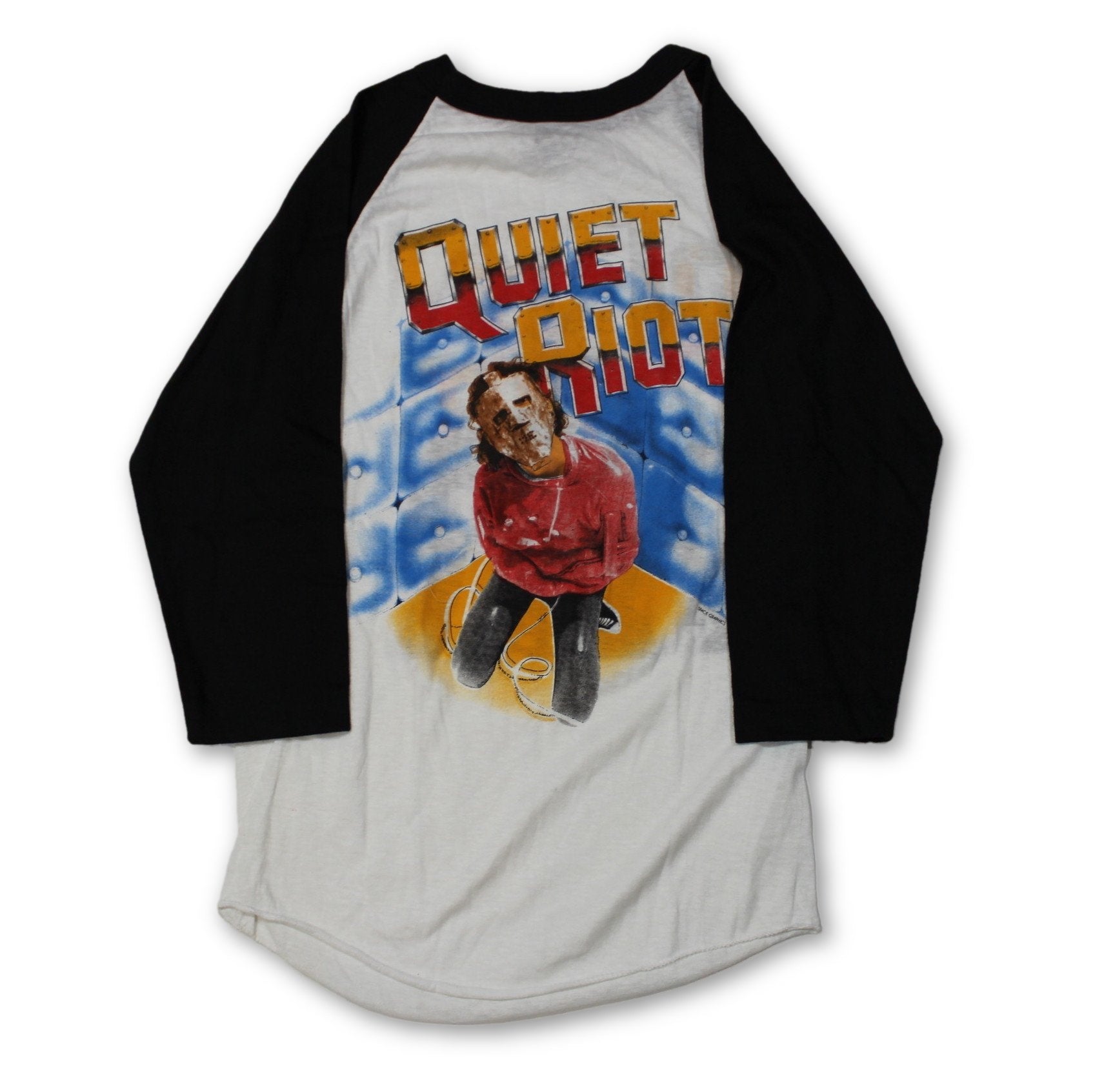 Vintage Quiet Riot “Space Graphics” Raglan T-Shirt