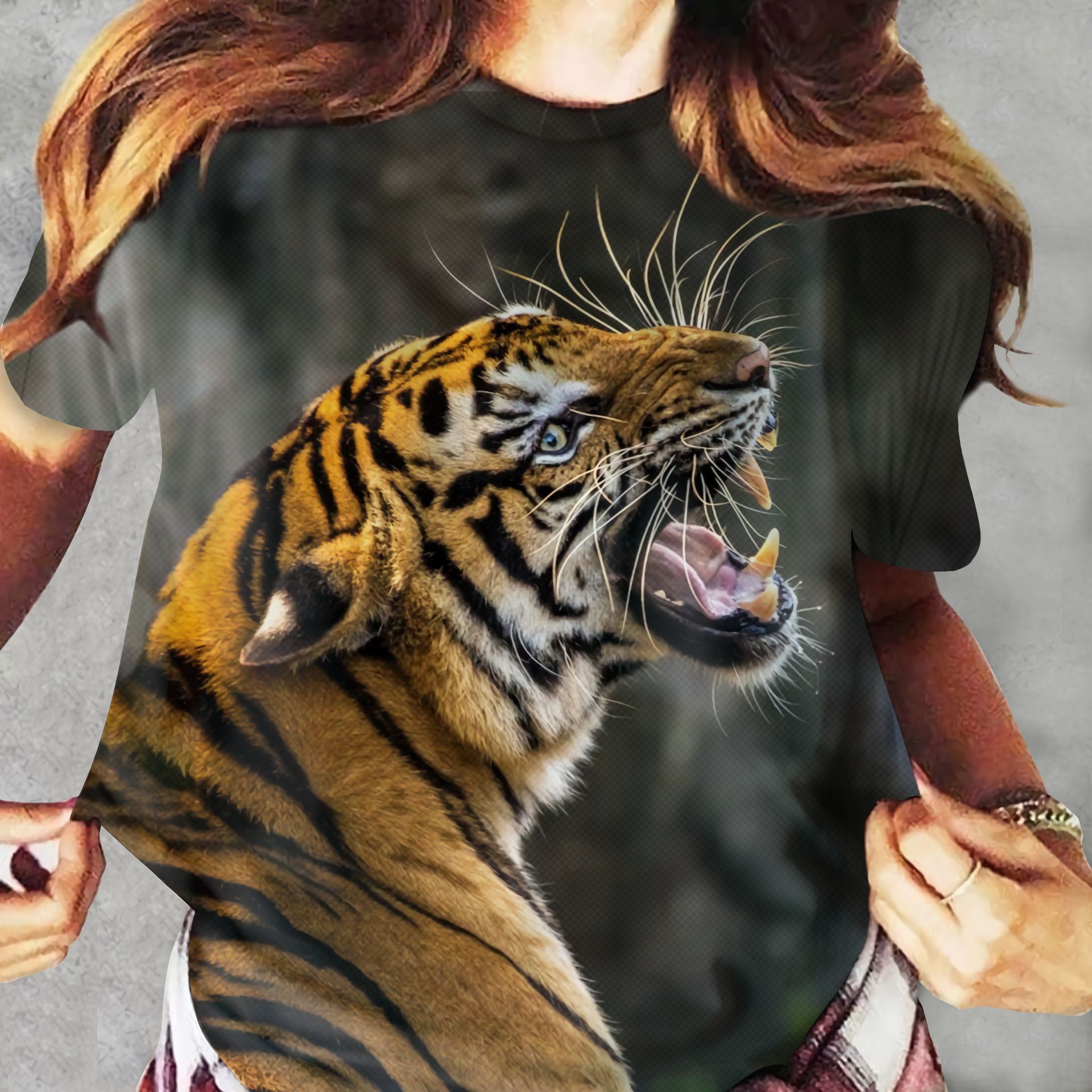 Tiger Ver05 Dadj200721Ltl Unisex 3D T-Shirt All Over Print