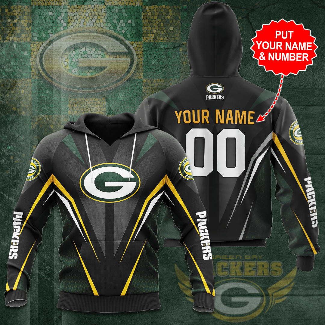 Personalized Green Bay Packers 3D Hoodie – V5