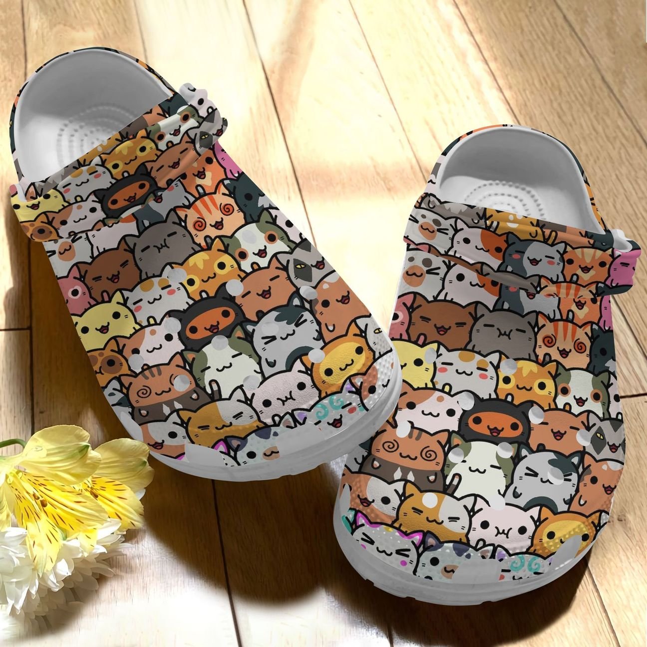 Cat Personalize Clog, Custom Name, Text, Fashion Style For Women, Men, Kid, Print 3D Pretty Cats