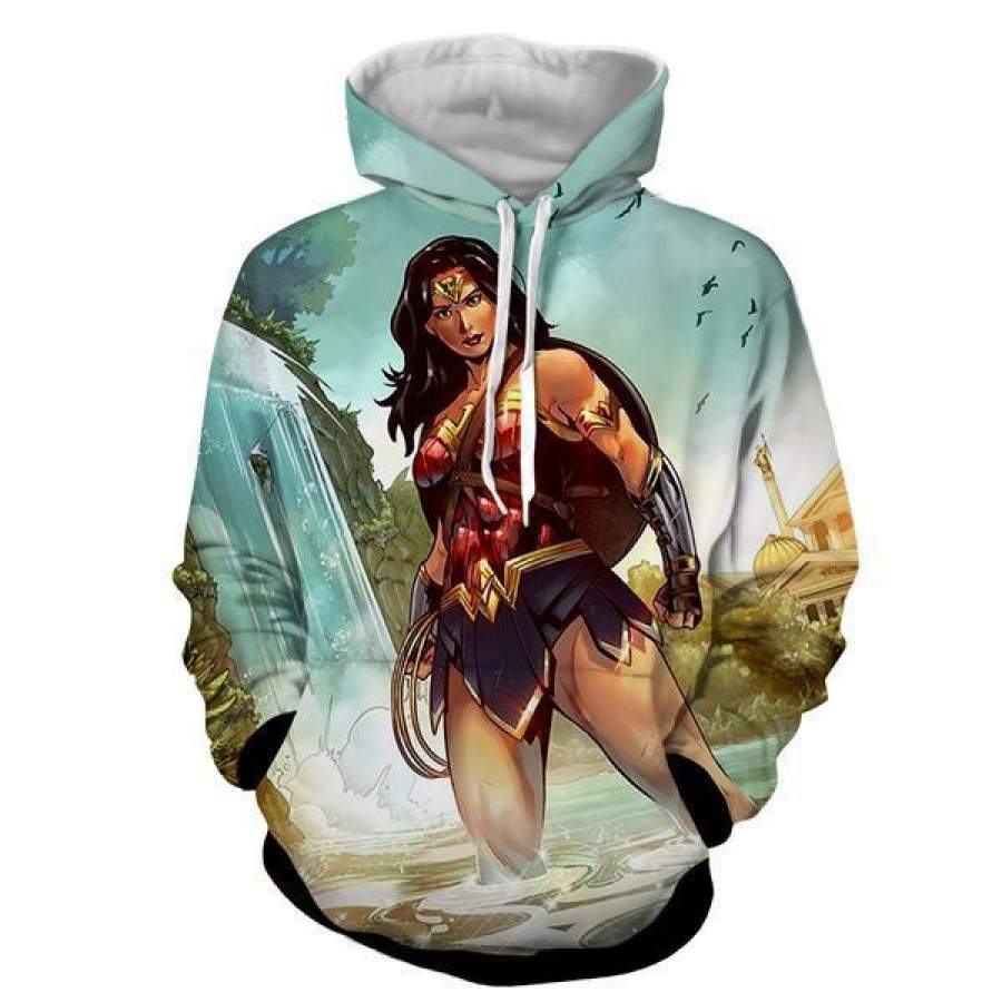 Wonder Women in Wild 3D Hoodies – Wonder Women Clothing – Jacket