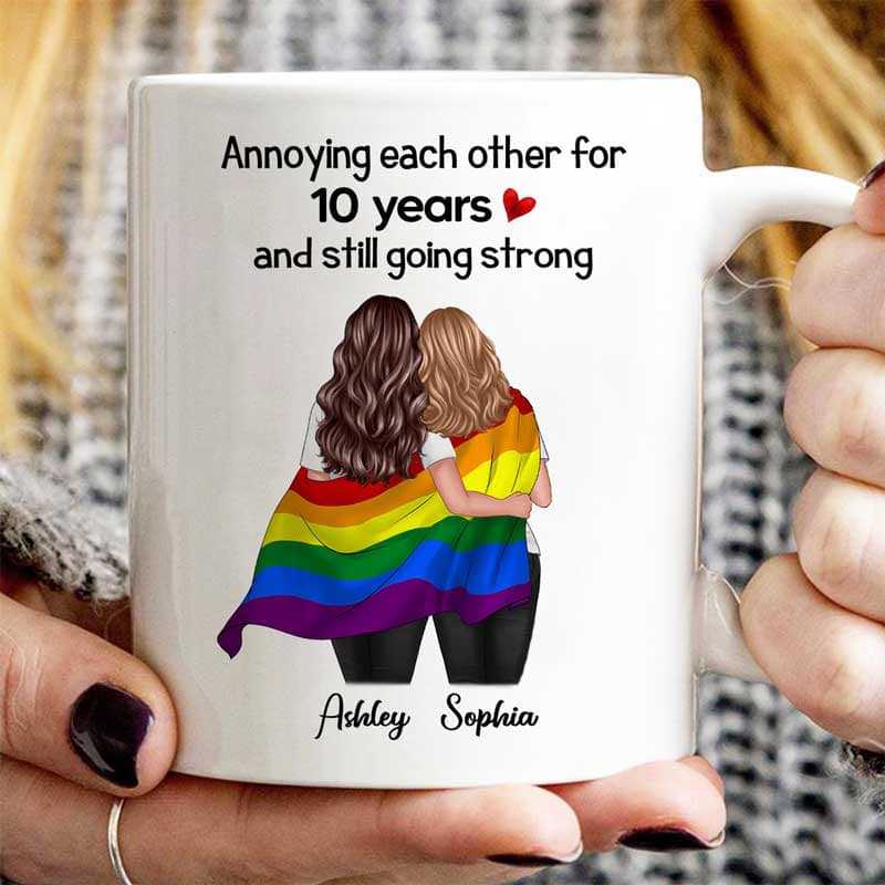 Lgbt Couples Annoying Each Other And Still Going Strong Personalized Mug