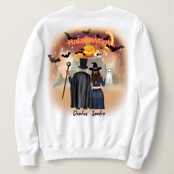Personalized Halloween Themed Hoodies – Couples Halloween Shirts – Popular Couple Gift