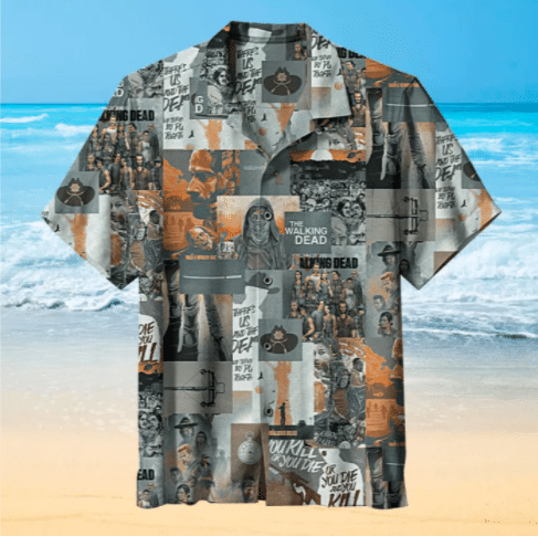 The Walking Dead For Man And Woman Print Short Sleeve Hawaii Shirt Ha79372