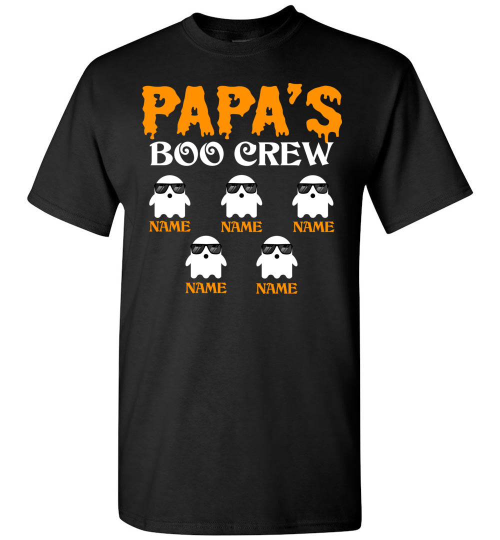 Papa’S Boo Crew Papa Halloween Shirt