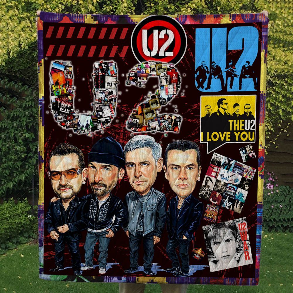 U2 Quilt & Fleece Blanket – Gift For Christmas