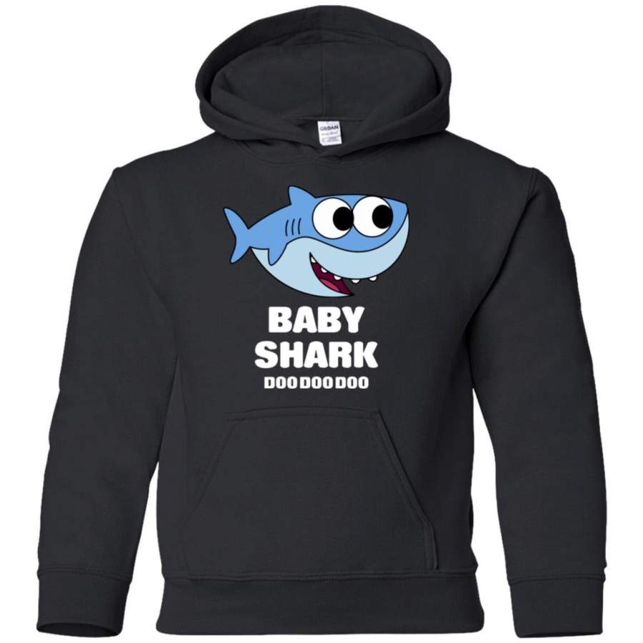 Baby Shark Song Doo doo doo Family Dance for Boy Girl Custom Graphic, Saying Quote, slogan, Plus Size, Boy, Girl Youth Hoodie, TeeEver