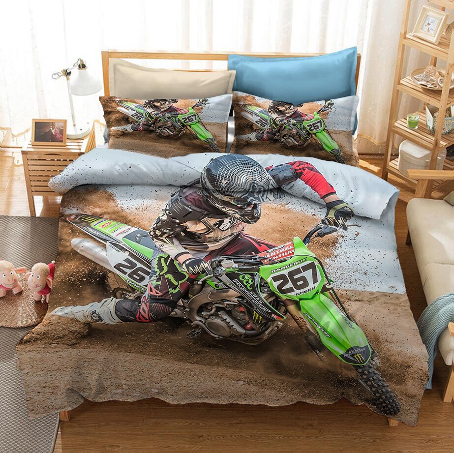 Suv Car Bedding Set 3D Adult Kids Children Boys Duvet Cover With Pillowcases Twin Full Queen King Size Bed Linen 3Pcs Home Decor