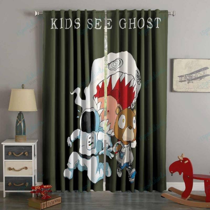 3D Printed Kids See Ghost Style Custom Living Room Curtains