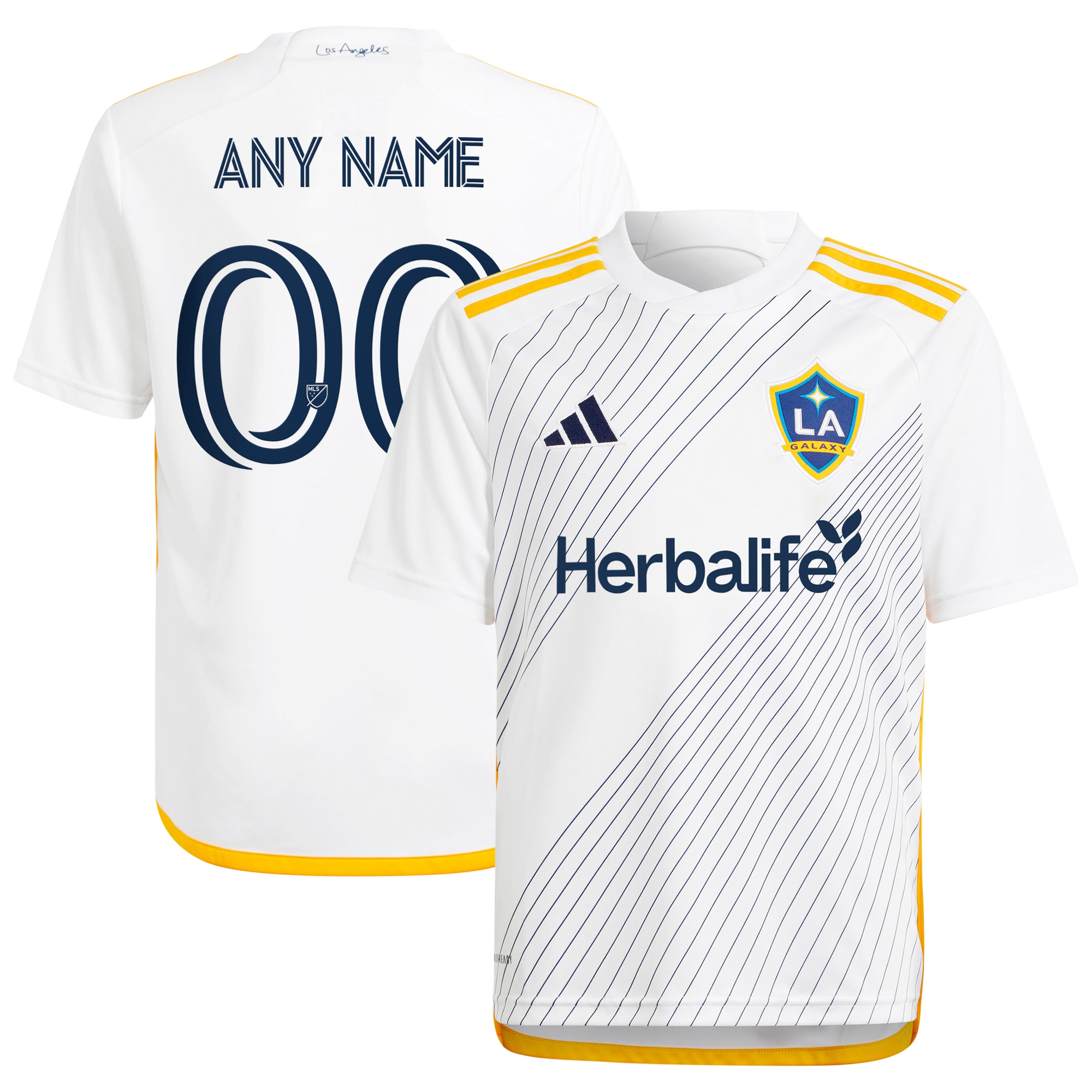 LA Galaxy Youth 2024 Angeleno Kit Replica Custom Jersey – White