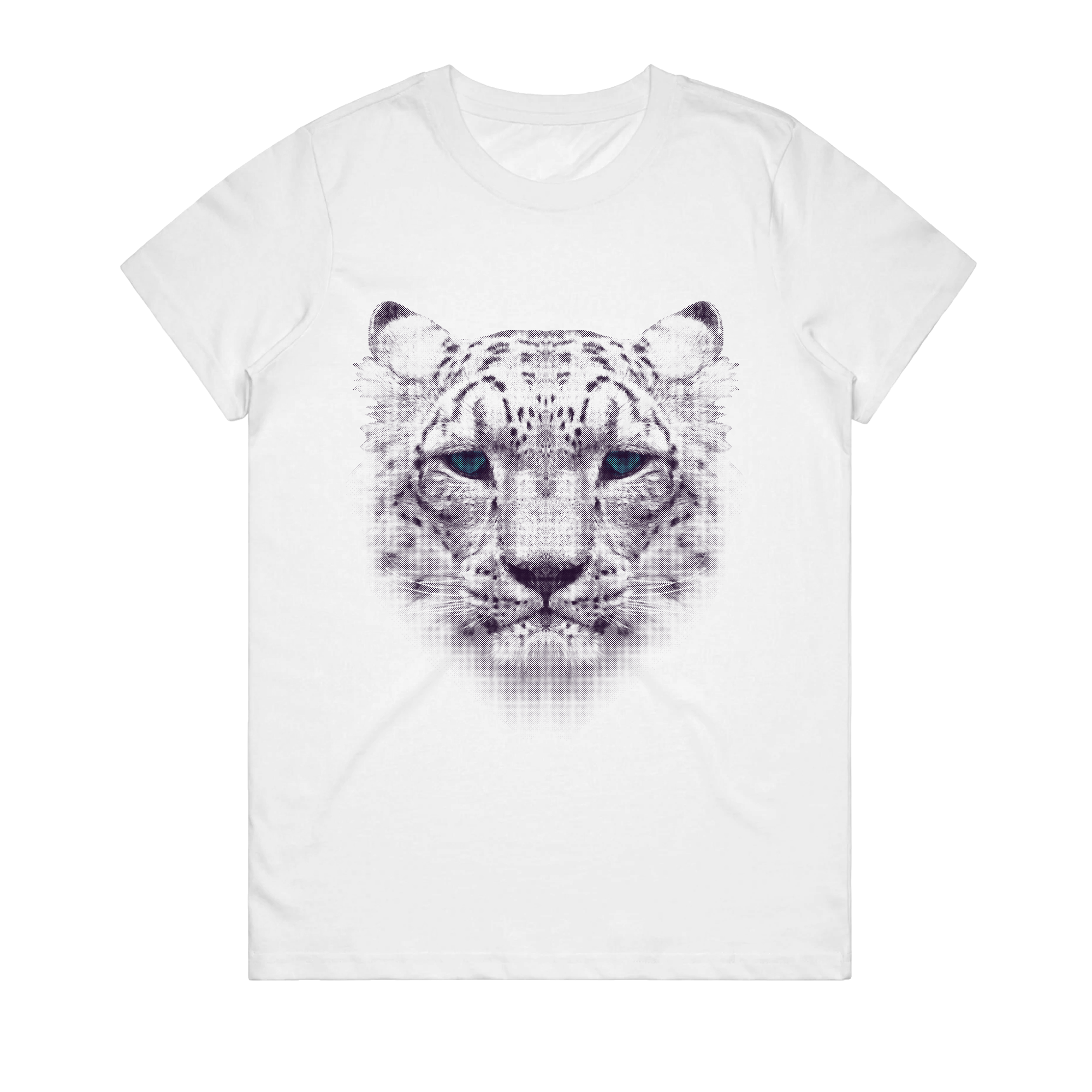 Women’s T-Shirt – White Leopard