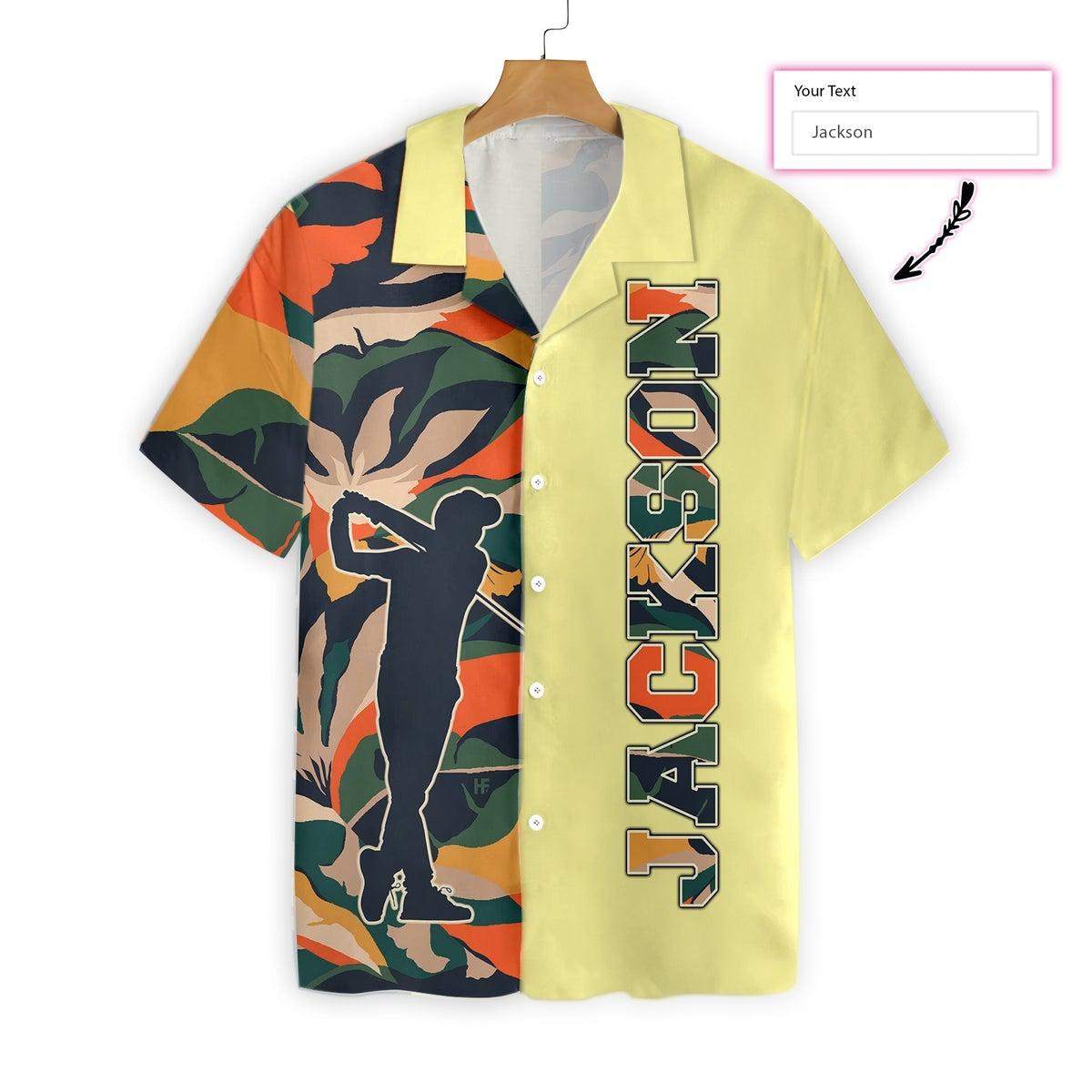 Modern Exotic Jungle Gentle Golf Custom Name Hawaii Shirt For Men Women Ha85692