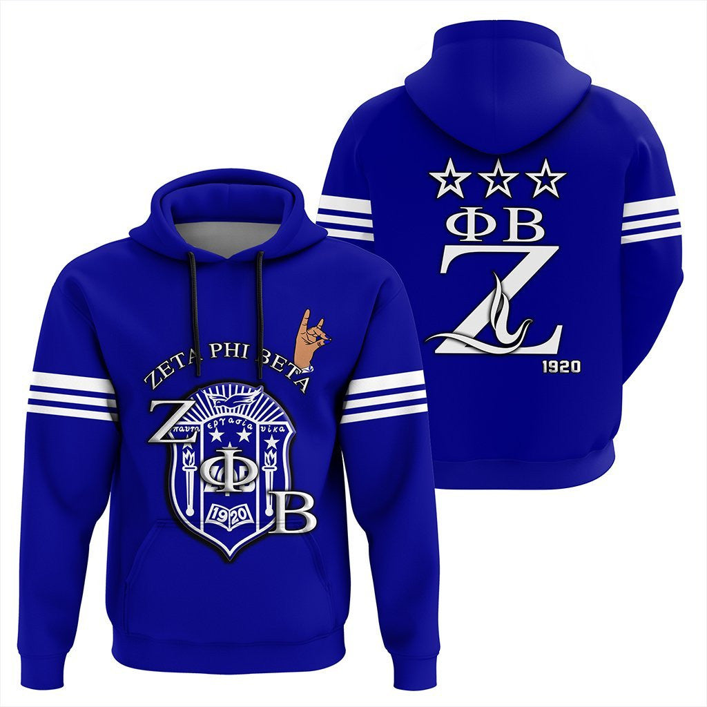 Sorority Hoodie – Zeta Phi Beta Zpb Style Pullover Hoodie