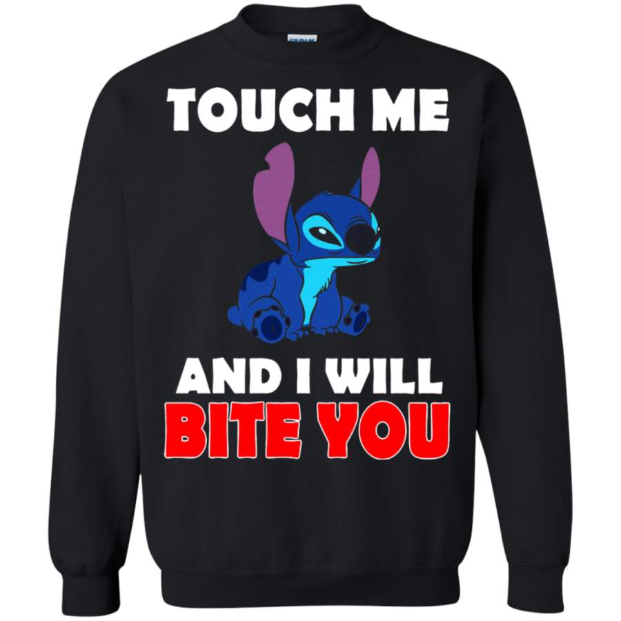 AGR Touch Me And I Will Bite You Stitch Sweatshirt