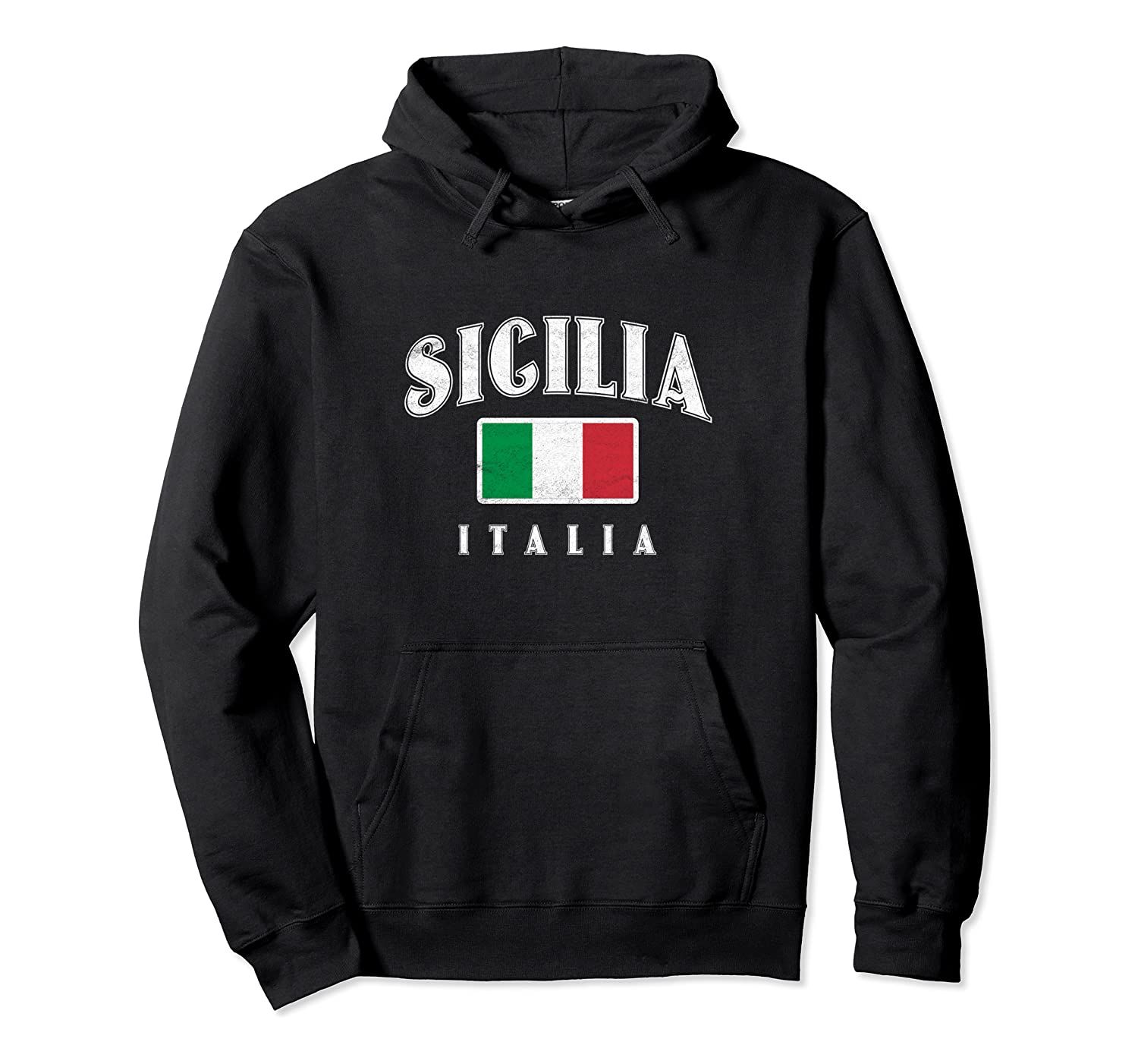 Vintage Sicilia Italy Hoodie Italian Souvenir Italia Sicily, T-Shirt, Sweatshirt