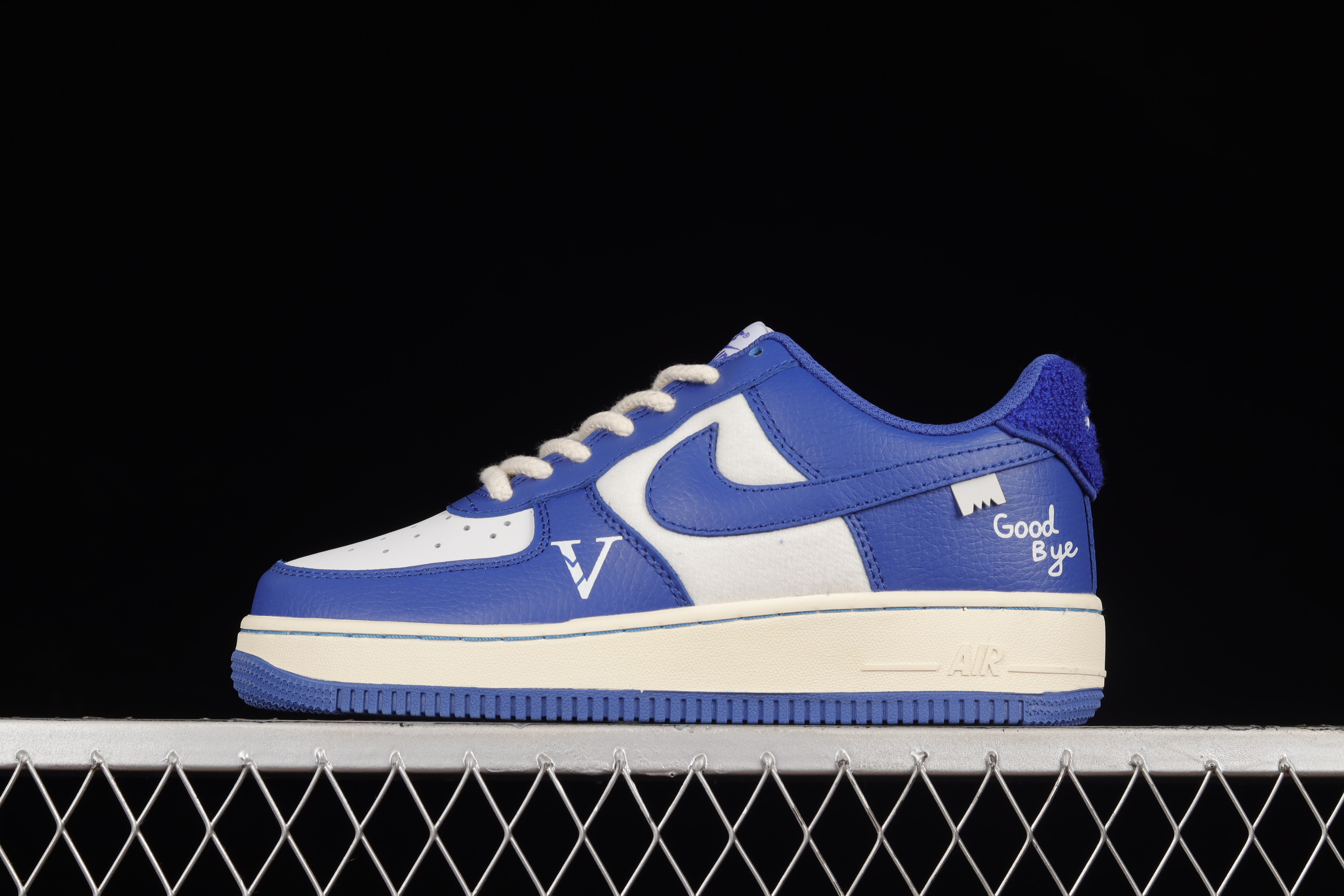 Nike Air Force 1’07 White Blue Shoes Sneakers SNK362371756