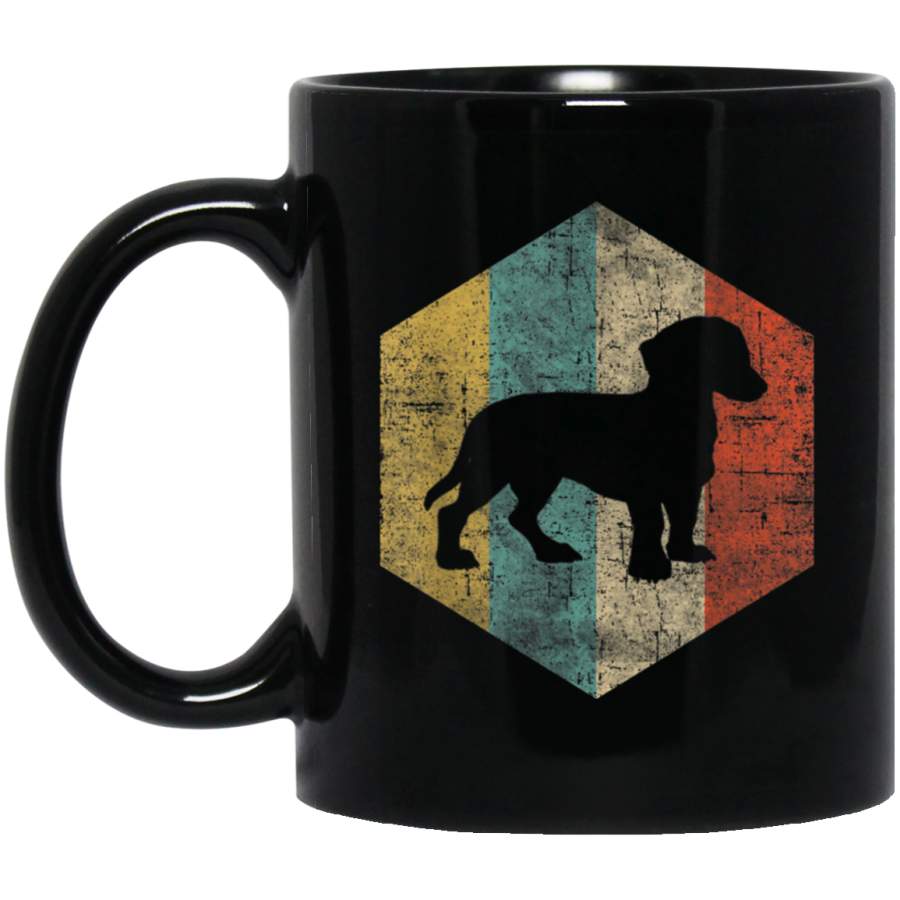 Dachshund Mug  Retro Vintage Dachshund Dog Mug