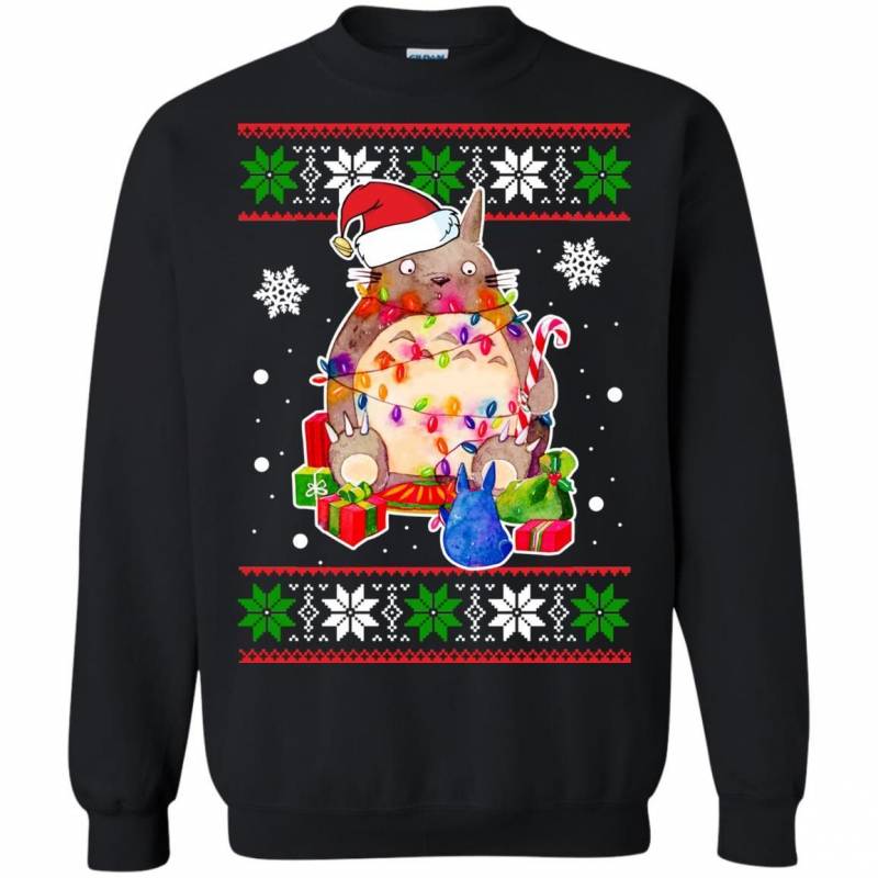 Totoro Merry Christmas Ugly Sweater