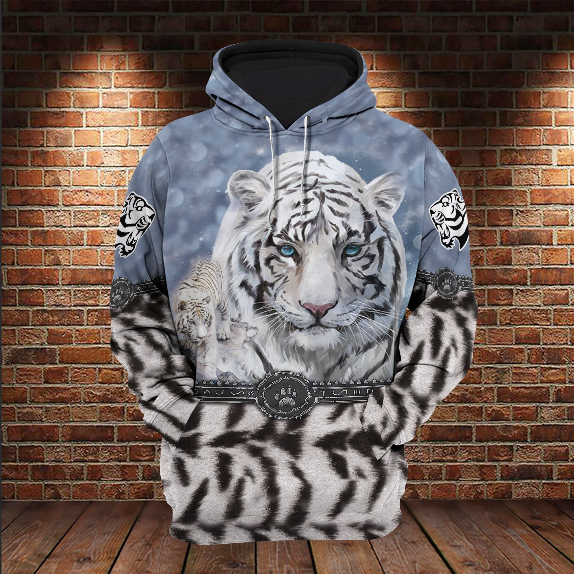 Snow White Tiger Love Animal 3D All Over Print | For Men & Women | Adult | Ho6039