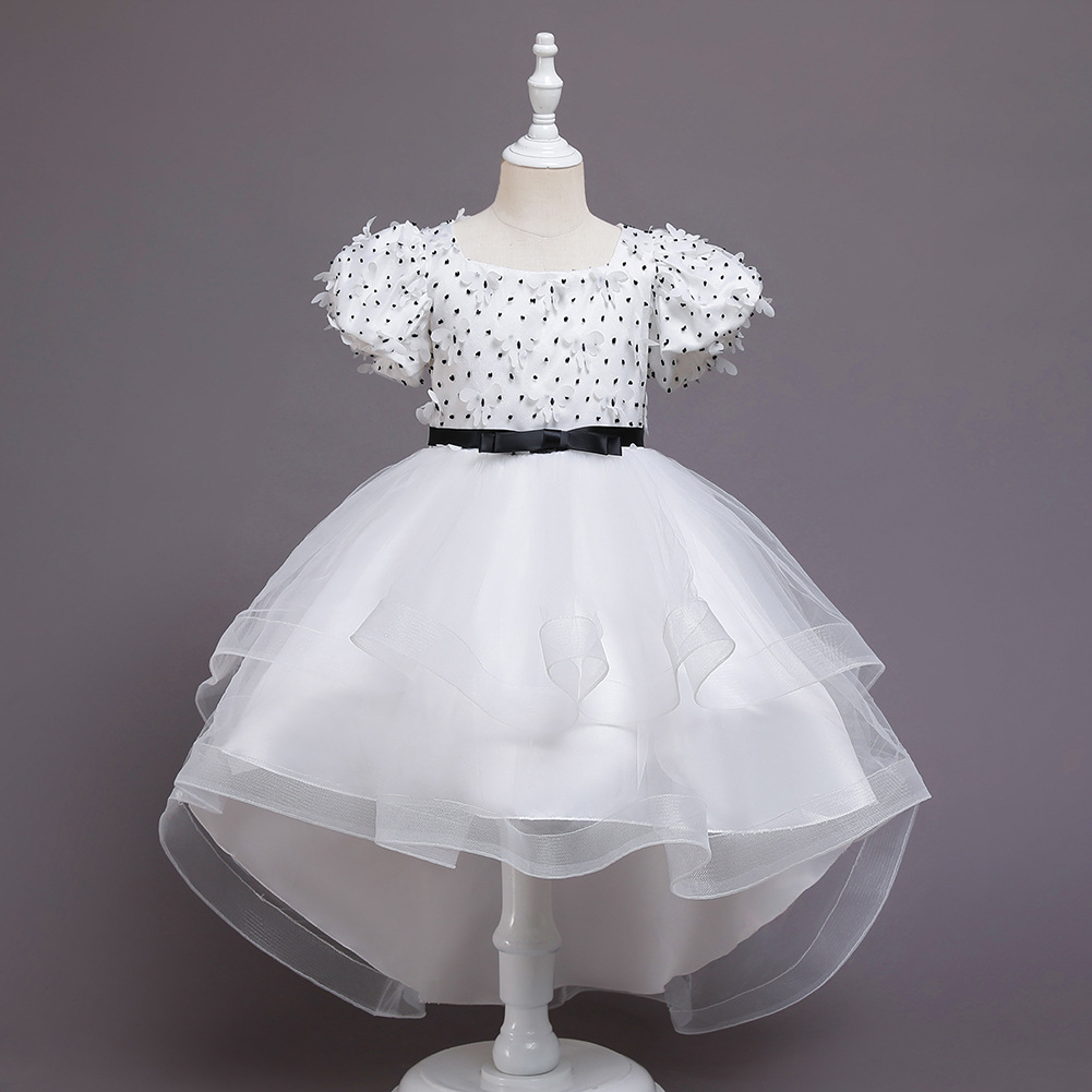 BunnyLuLu Mother-daughter outfit flower girl dress children lace princess dressTutu girl tuxedo wedding dress performance dress alx