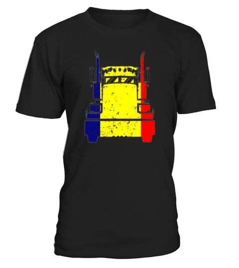 Romaniana Trucker Shirt Romania Flag Long Haul Trucker Shirt