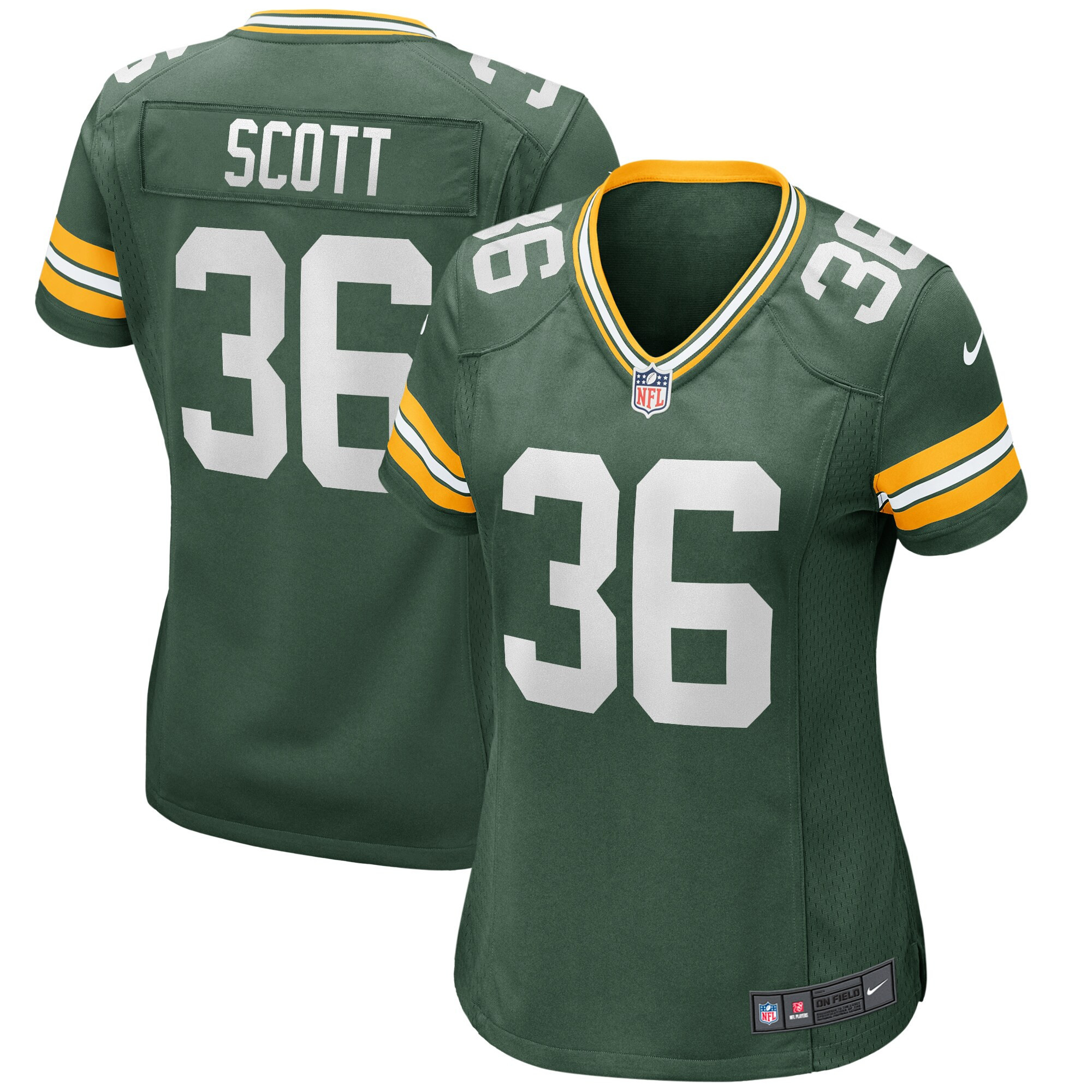 Vernon Scott Green Bay Packers Womens Game Jersey – Green NFL