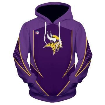 Minnesota Vikings 3D Hoodie 08