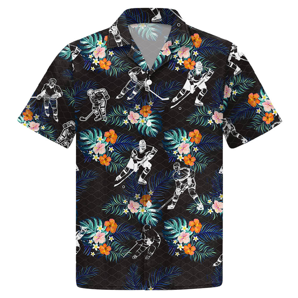 3D Hockey Hawaii Shirt, Mens Hawaiian Aloha Beach Shirt, Hawaiian Shirts For Men