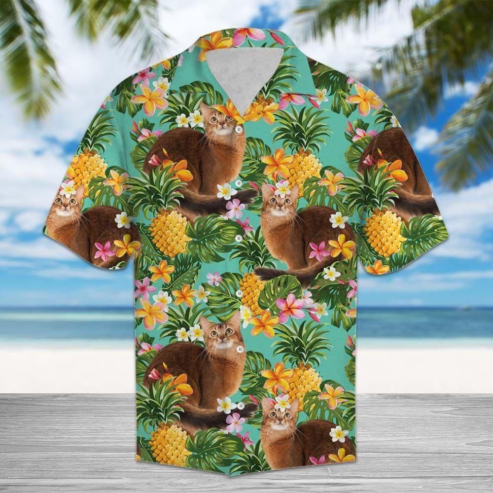 Tropical Pineapple Somali Aloha Hawaiian Shirt Colorful Short Sleeve Summer Beach Casual Shirt For Men And Women