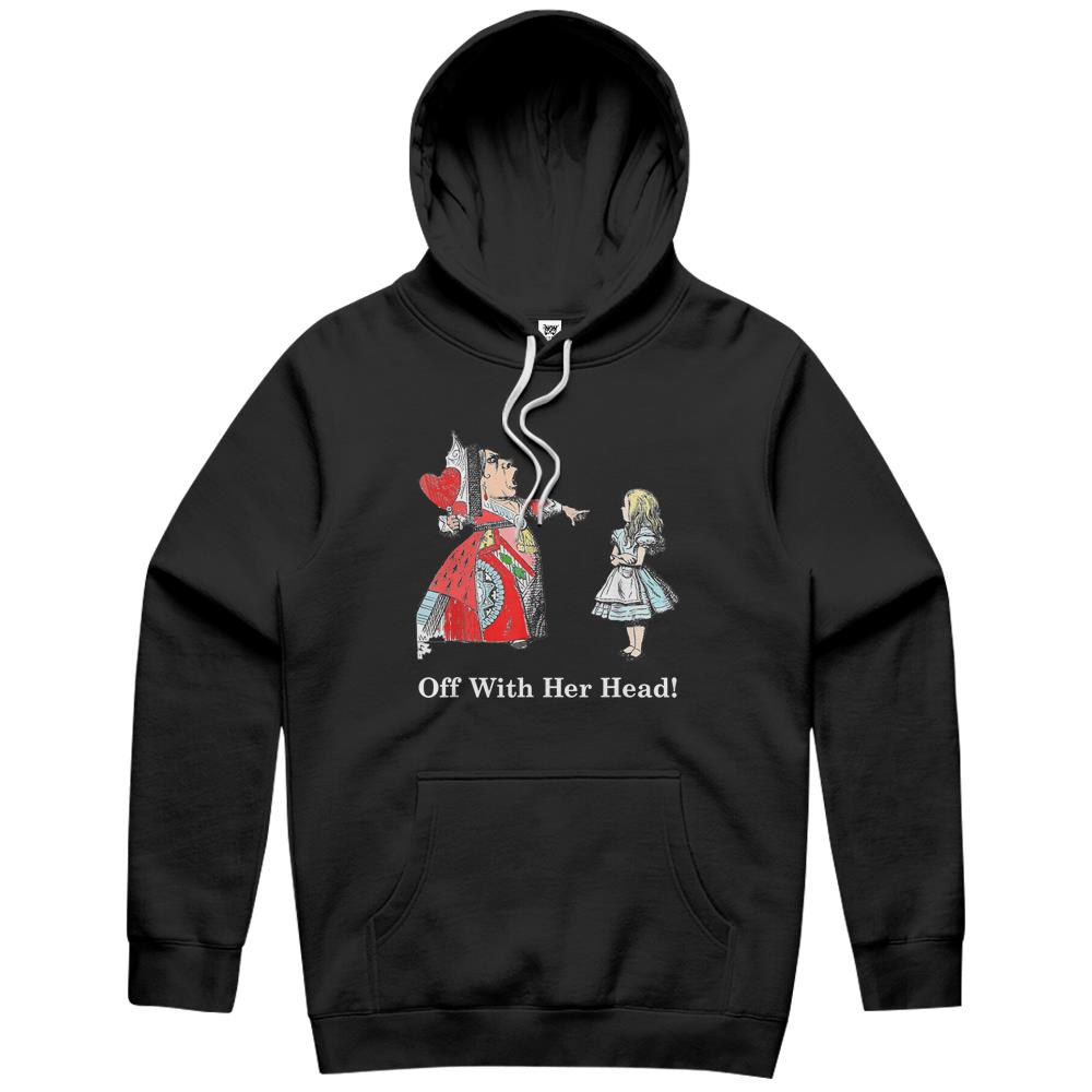 Alice And The Queen Of Hearts Off With Her Head Hoodie