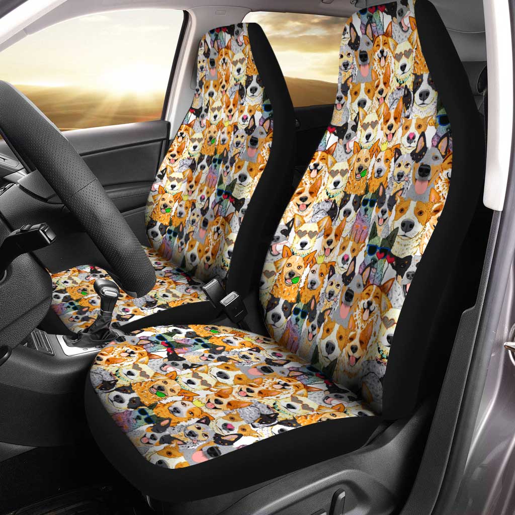 Australian Cattle Dog Car Seat Covers Custom Cool Car Decorations