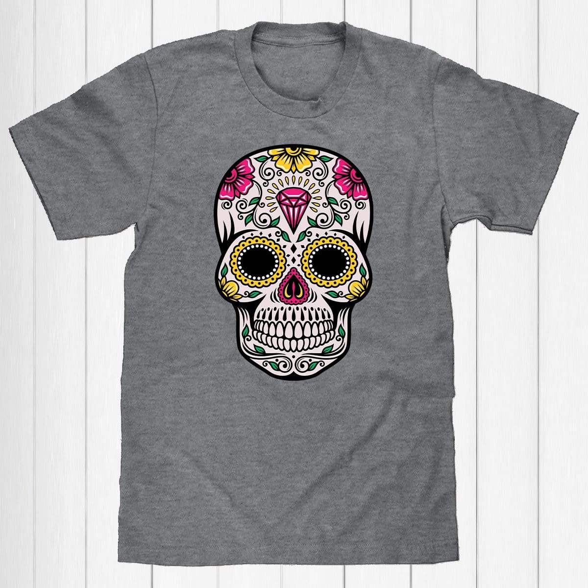 Candy Skull Halloween Premium Unisex T-Shirt