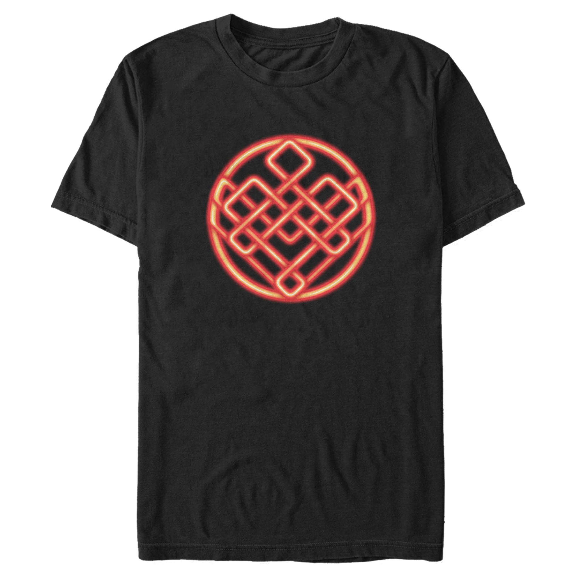 Shang-Chi Men’S Shang-Chi And The Legend Of The Ten Rings Neon Symbol  T-Shirt