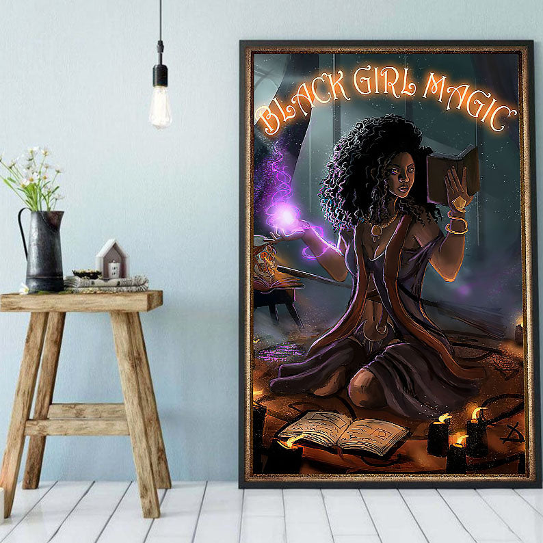 South Africa Custom Canvas Prints Modern Black Lives Matter Poster Print Black Girl Pride African King Beautiful Bedroom Wall Decor