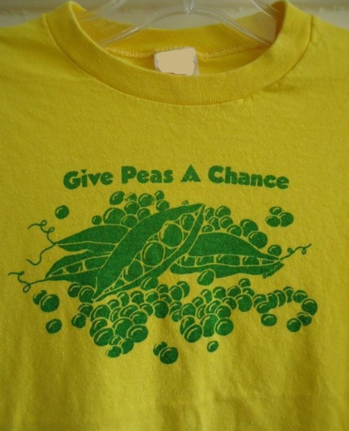 Give Peas A Chance Tee Shirt Outfit