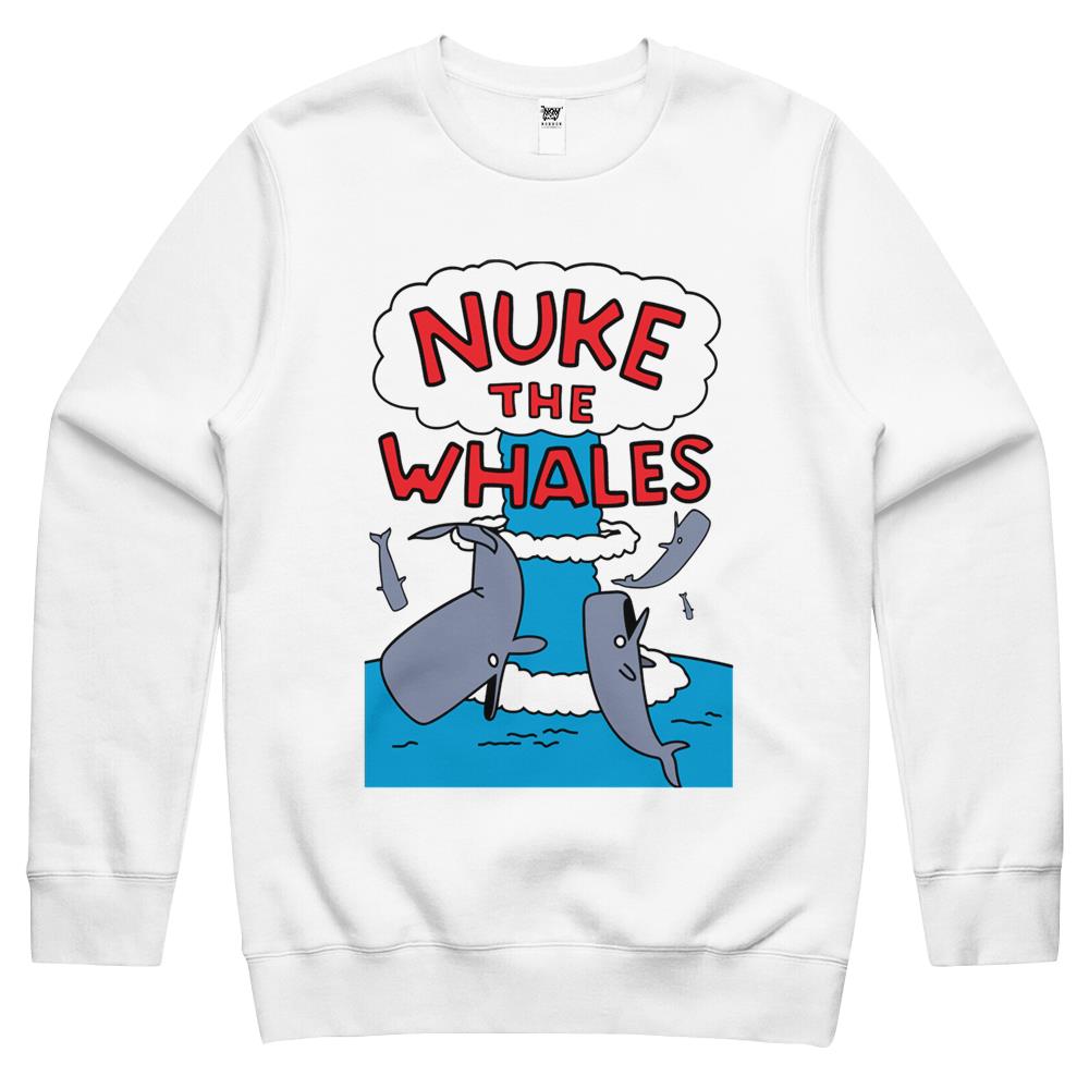 Nuke The Whales Crewneck Sweatshirt