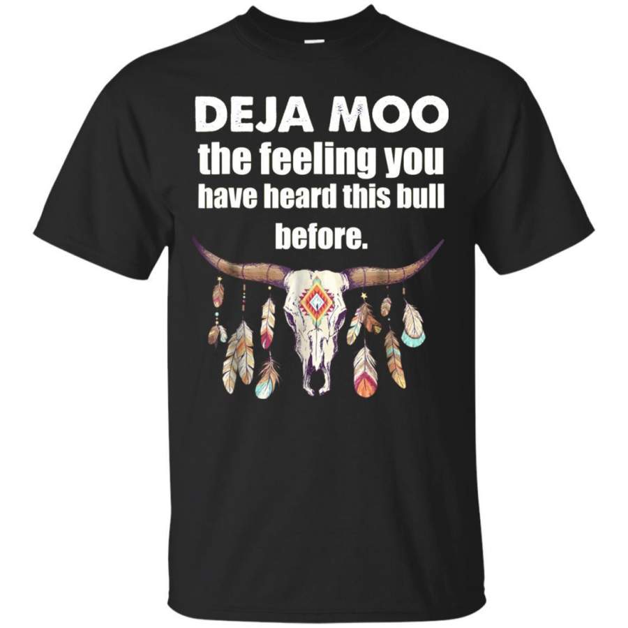 AGR Cow Lover Shirt Deja Moo Funny Cow Tshirt Jaq T-shirt