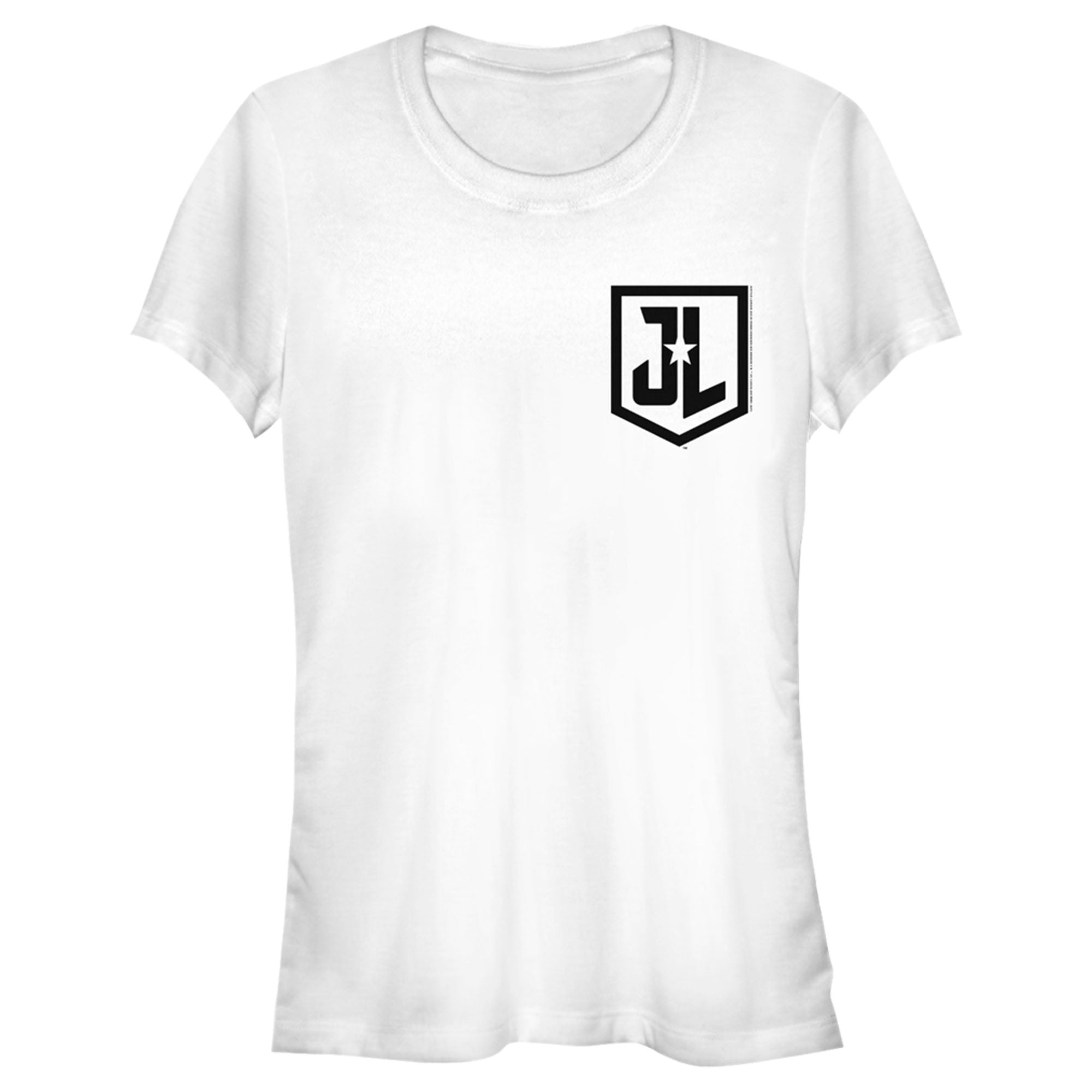 Zack Snyder Justice League Junior’S Pocket Badge Logo  T-Shirt