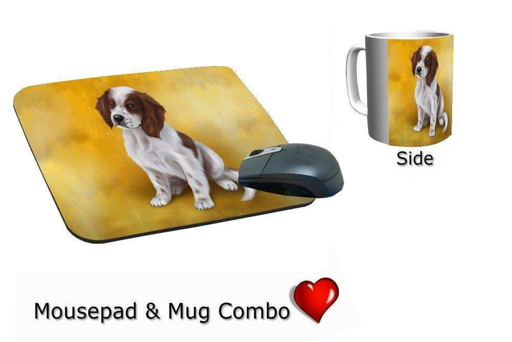 Red And White Irish Setter Puppy Dog Mug & Mousepad Combo Gift Set