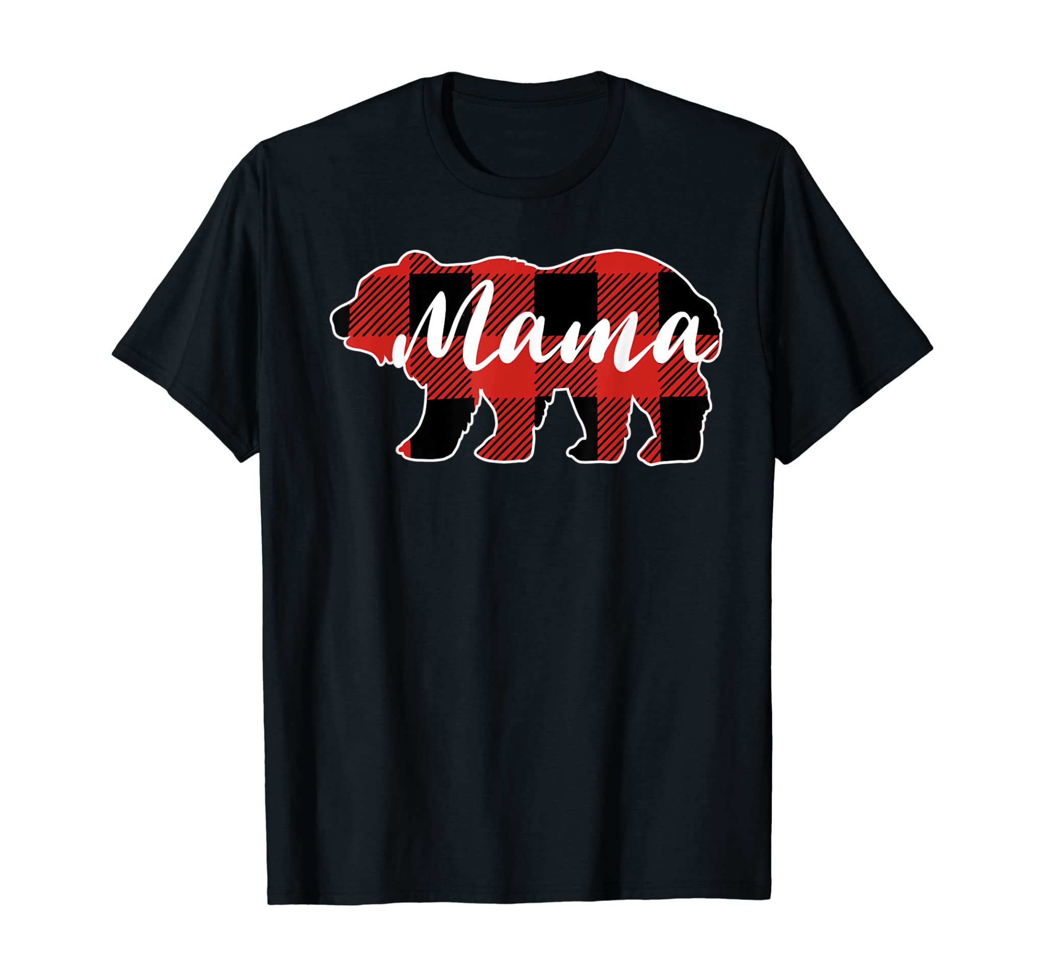 Buffalo Plaid Mama Bear T-shirt Mothers Day Gifts