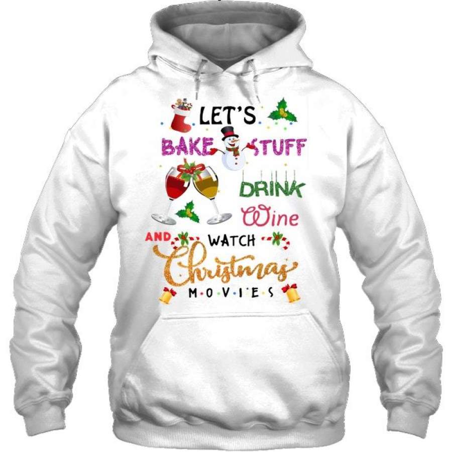 Christmas Stuffs And Movie Gift For Christmas Night Hoodie
